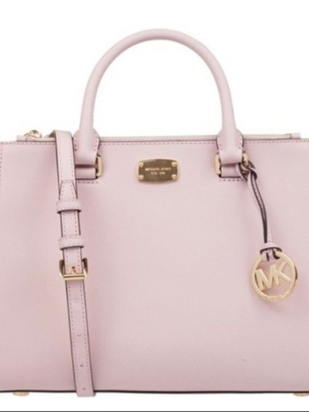 Euc Michael Kors Pink Leather Shoulder Bag